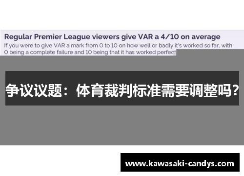 争议议题：体育裁判标准需要调整吗？